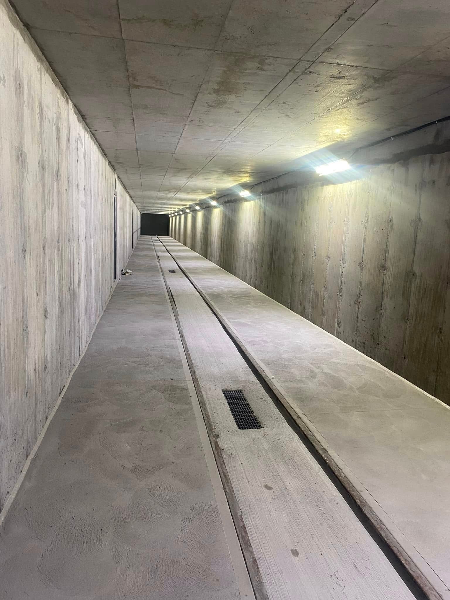 Tunnel de béton commercial complété par Entreprise DC Potvin